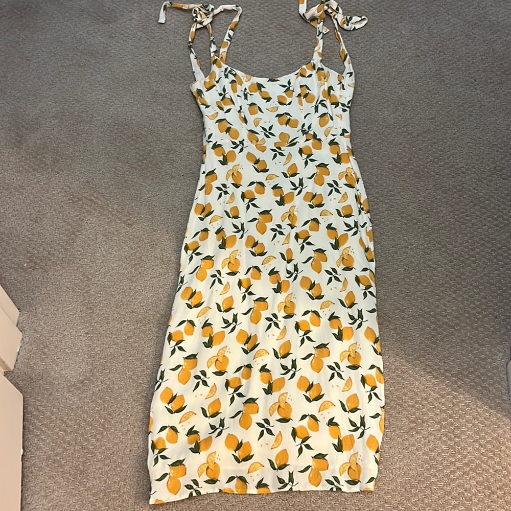 Reformation Besse Dress- Lemon